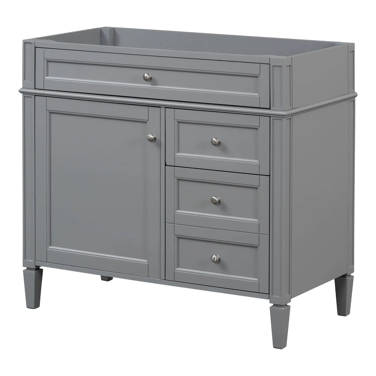 Bathroom Vanity | 3 Drawers | Blue Finish | Tip Out