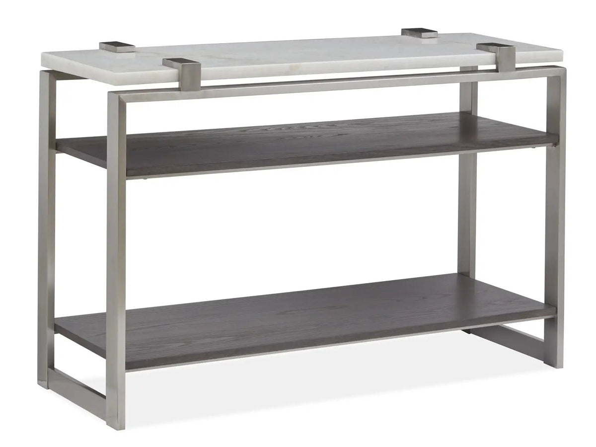 Paradox Rectangular End Table | 26 Inch Length | Modern Lifestyle Design | 24 Inch Height