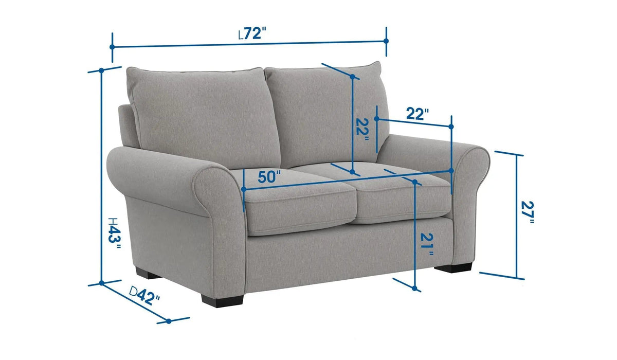 Alden Loveseat | 2 Pieces | Living Room Furniture | Living Room