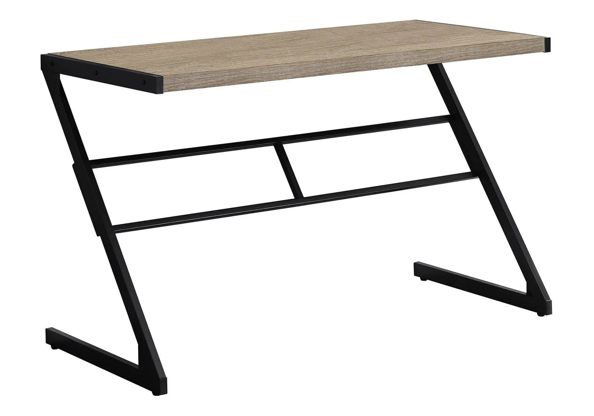 Z-Shaped Base Computer Desk | 48 Inch Width | Laminated Top | Chic Modern Design