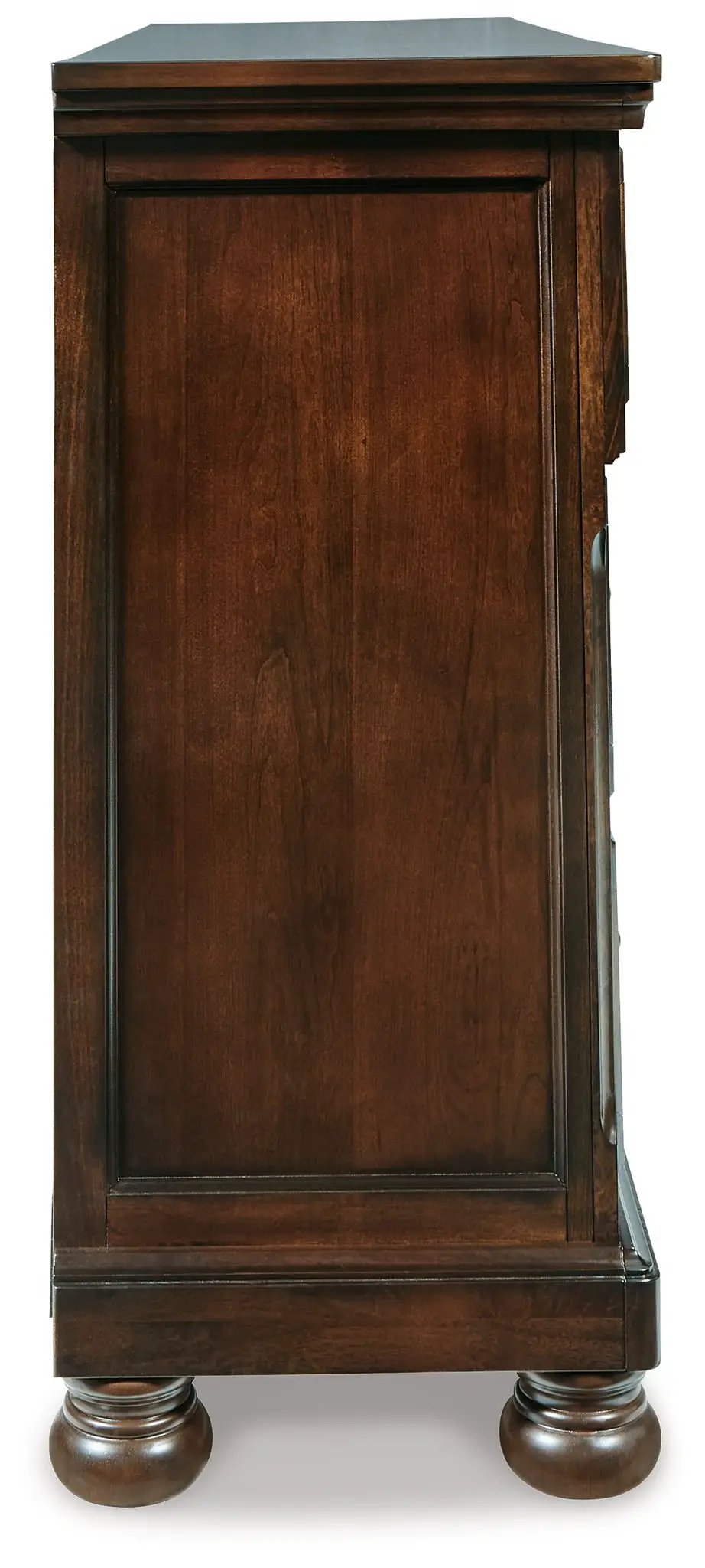 Porter Dresser | Inlaid Panels | Antiqued Hardware | Bun Feet