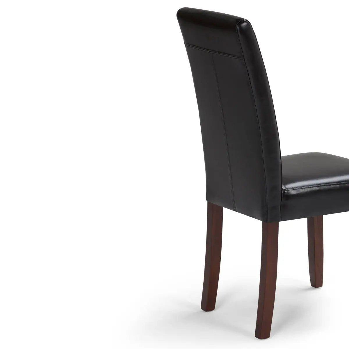 Acadian Parson Dining Chairs | Set Of 2 | Upholstered Seats | Solid And Engineered Wood