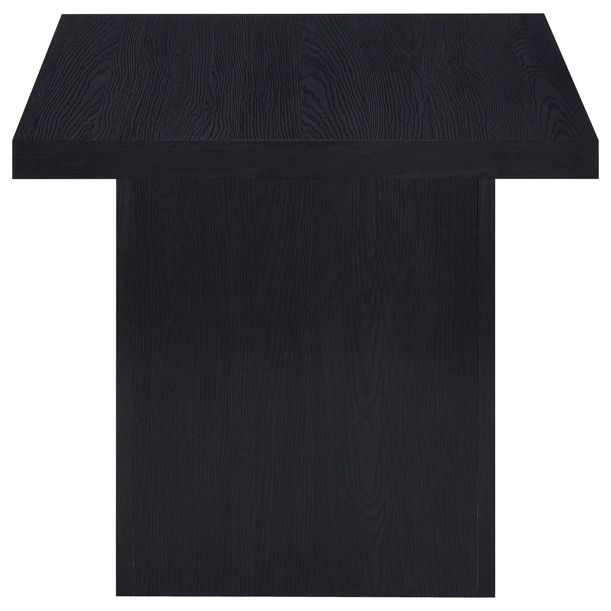 Max 3-piece Rectangular Coffee and End Table Set | 3-Piece Set | Engineered Wood & Veneer | Black