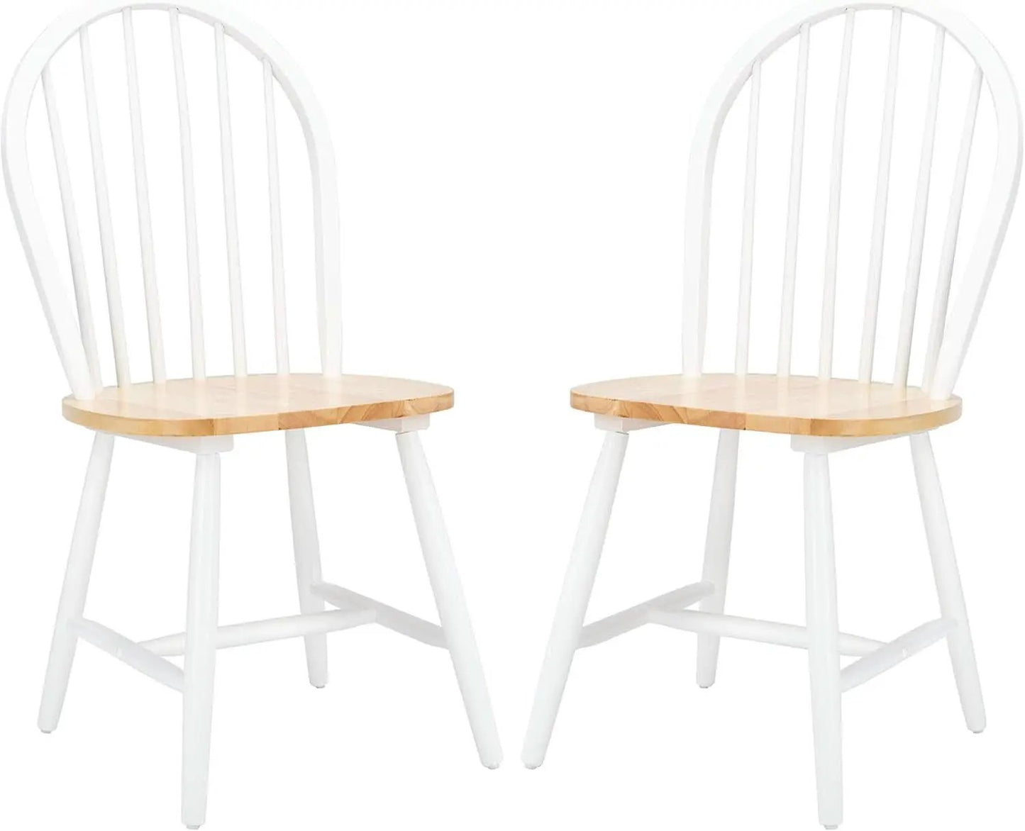 Farmhouse 18 Inch Black Spindle Back Dining Chairs Set Of 2 from PriceLows™