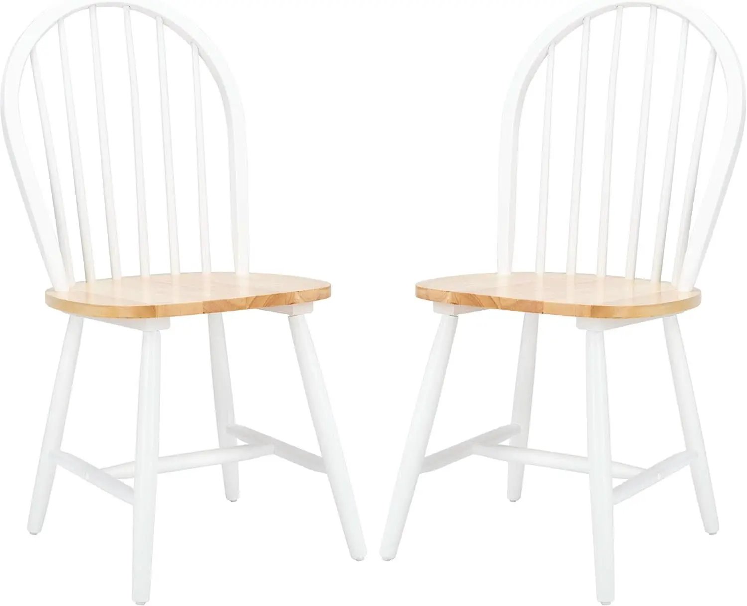 Farmhouse 18 Inch Black Spindle Back Dining Chairs Set Of 2 from PriceLows™