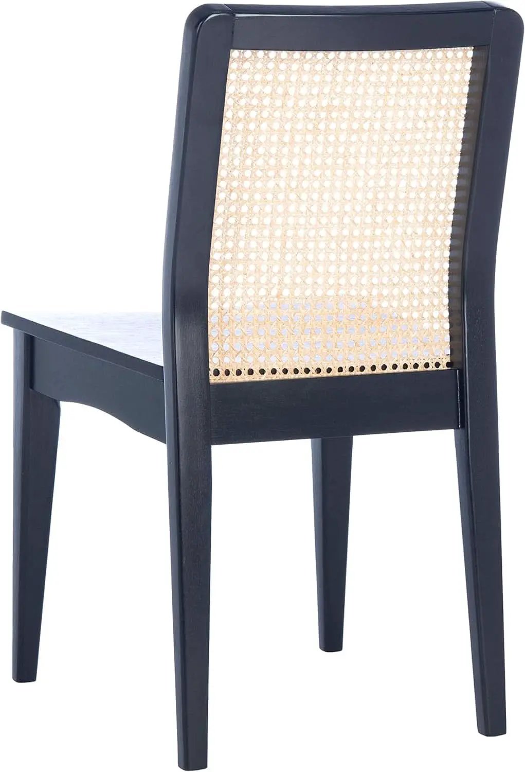 Dining Chairs Set Of 2 Black Natural Rattan Back For Dining Room from PriceLows™