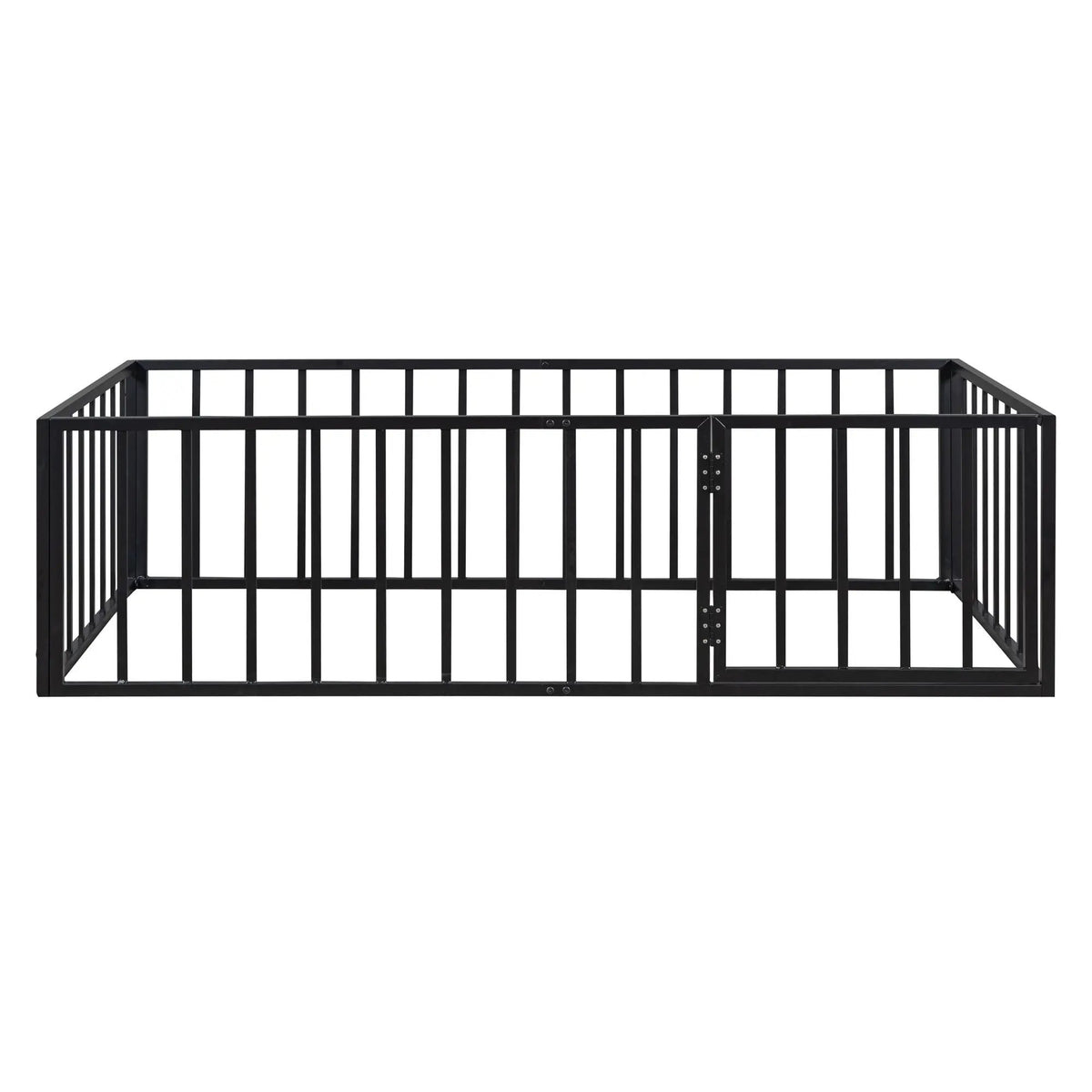 Metal Floor Bed Frame | Raised Fence Gate | Low Platform Design