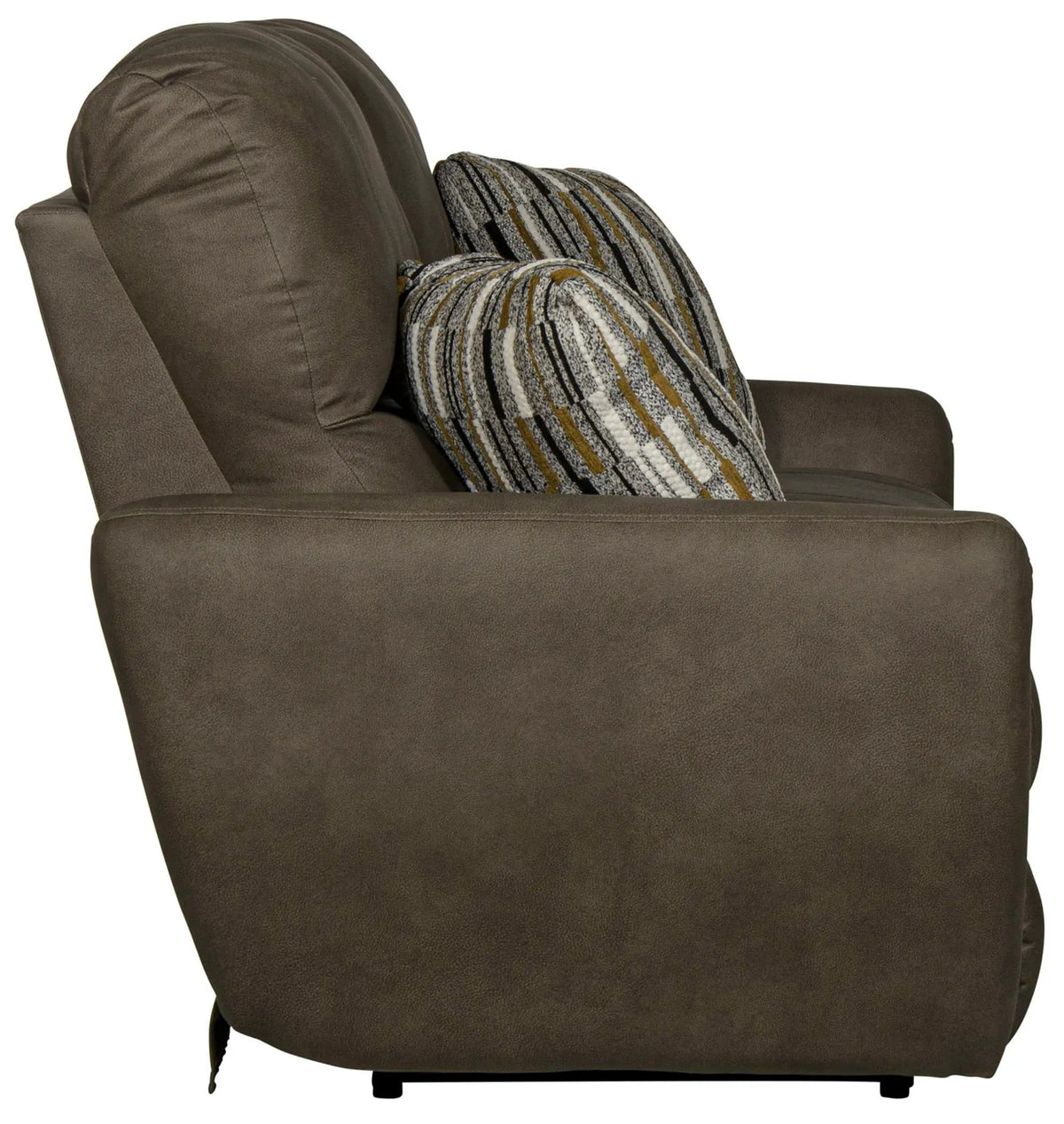Dorian Reclining Loveseat | 4 Pieces | Faux Leather & Fabric | Living Room