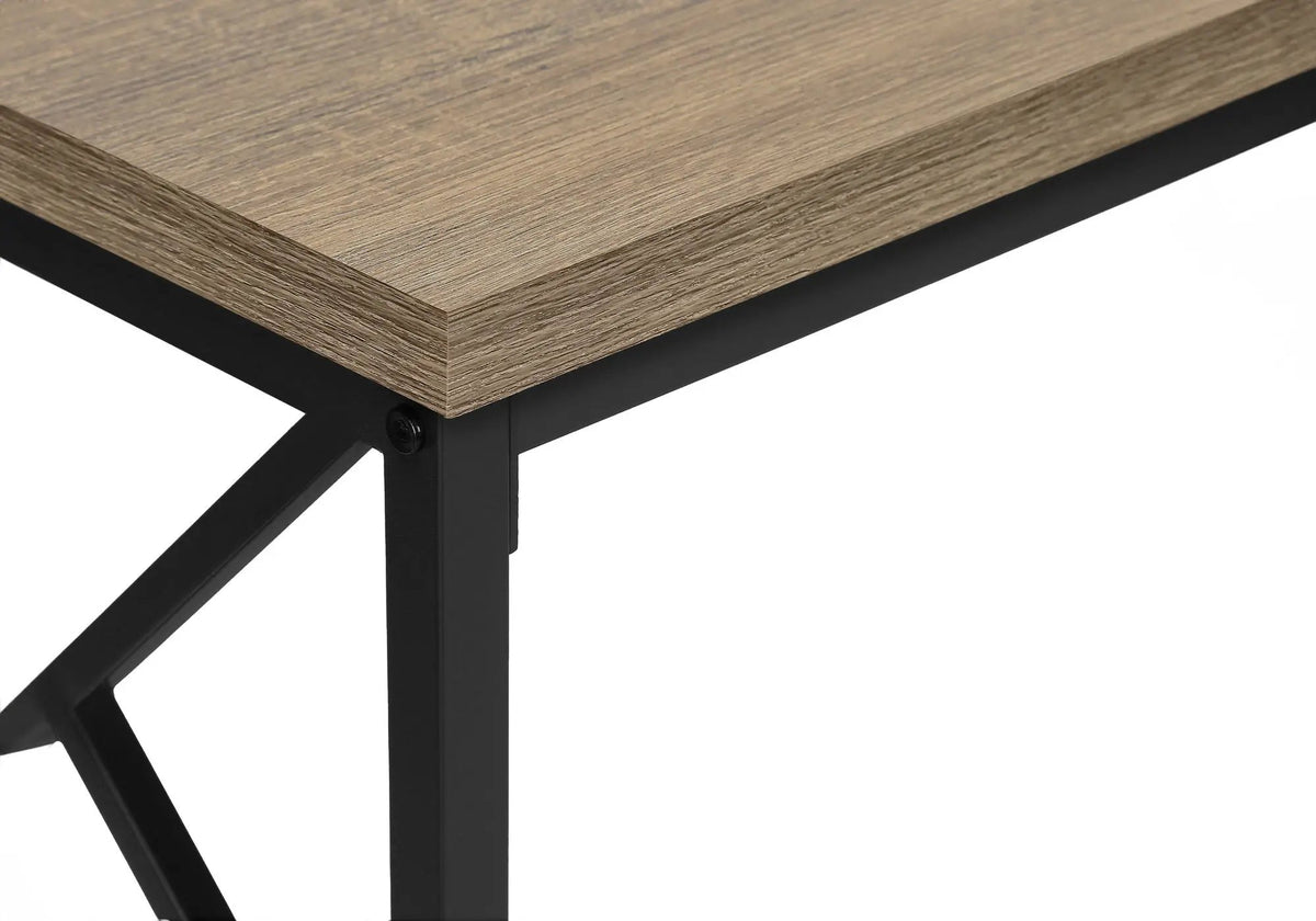 Modern Entryway Console Table | 44 Inch Width | Wood-Look Tabletop | Metal Frame