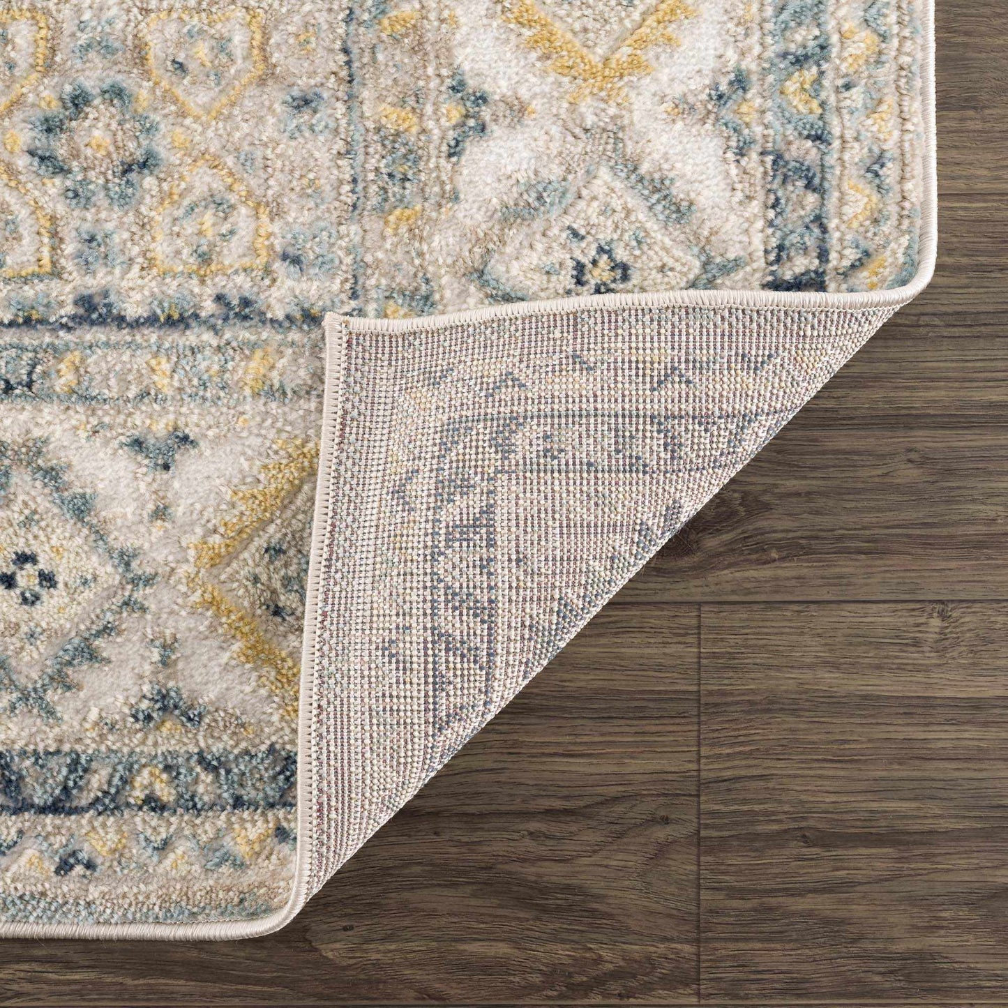 Brend Blue Medallion Area Rug from PriceLows™