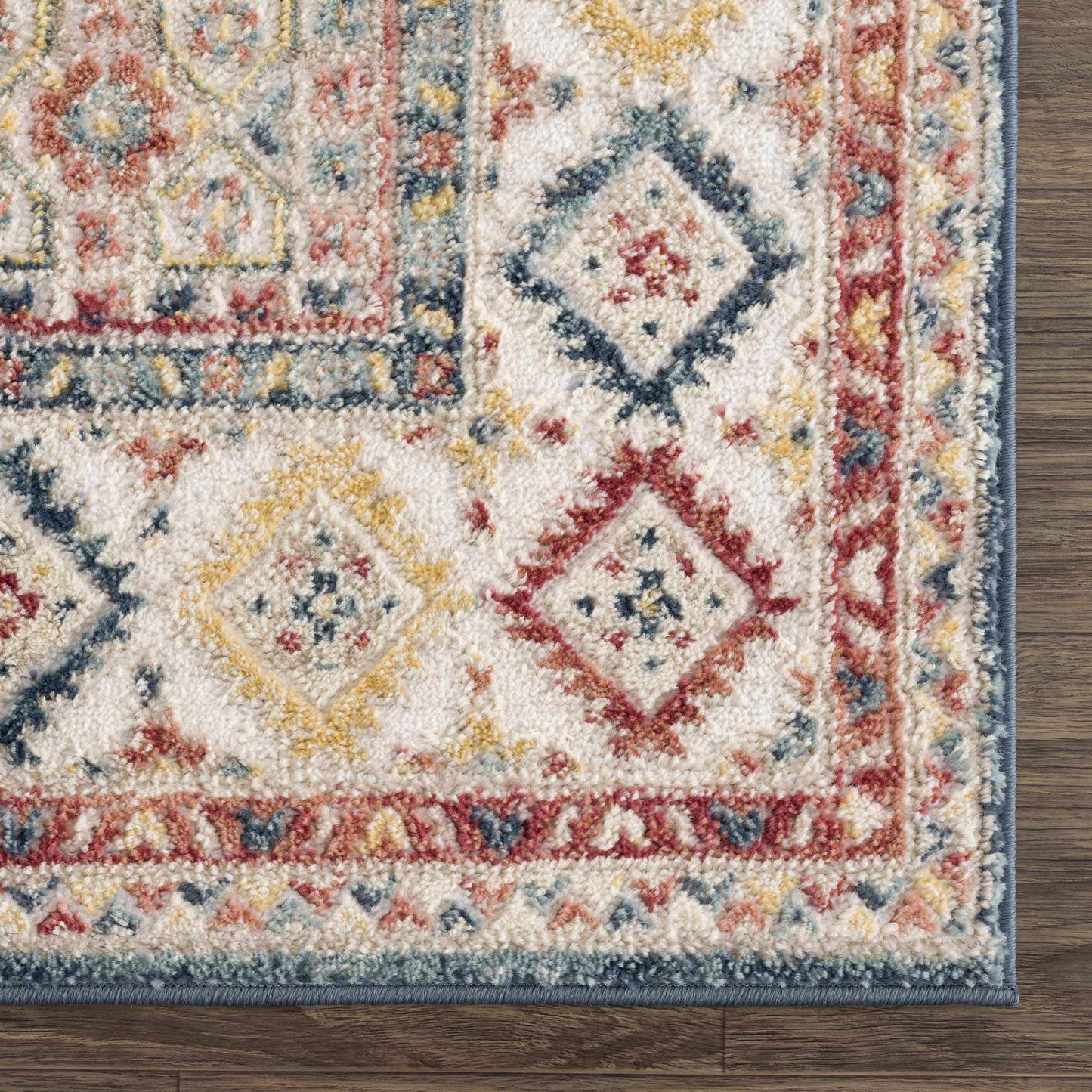 Brend Rust Medallion Area Rug from PriceLows™