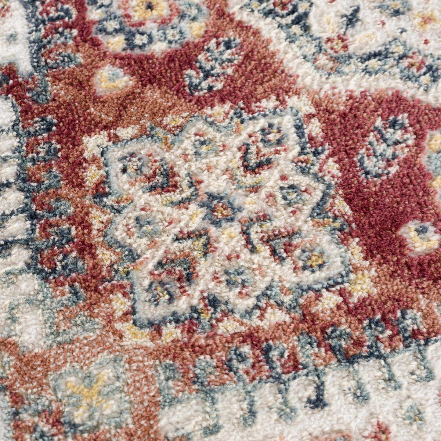 Brend Rust Medallion Area Rug from PriceLows™