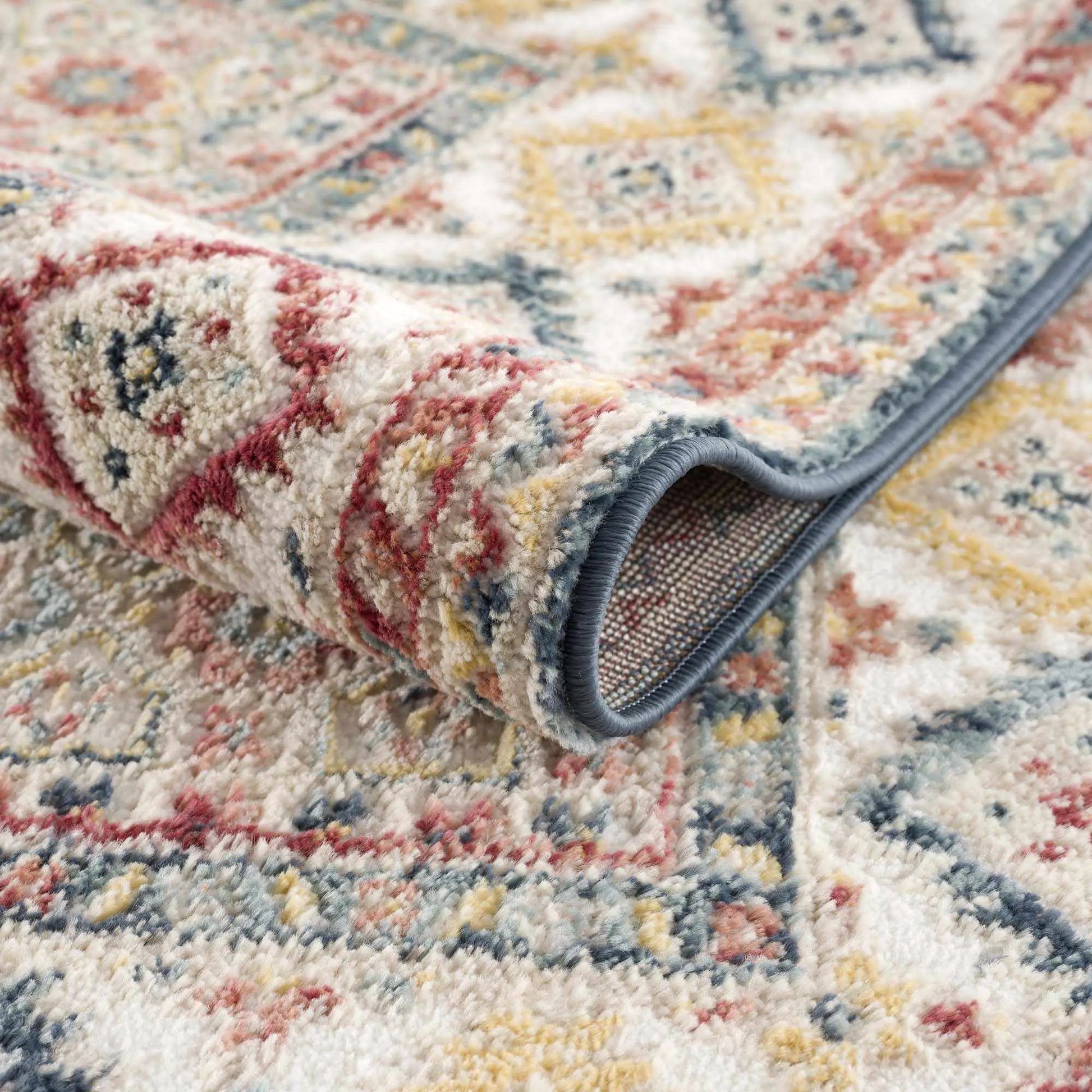 Brend Rust Medallion Area Rug from PriceLows™