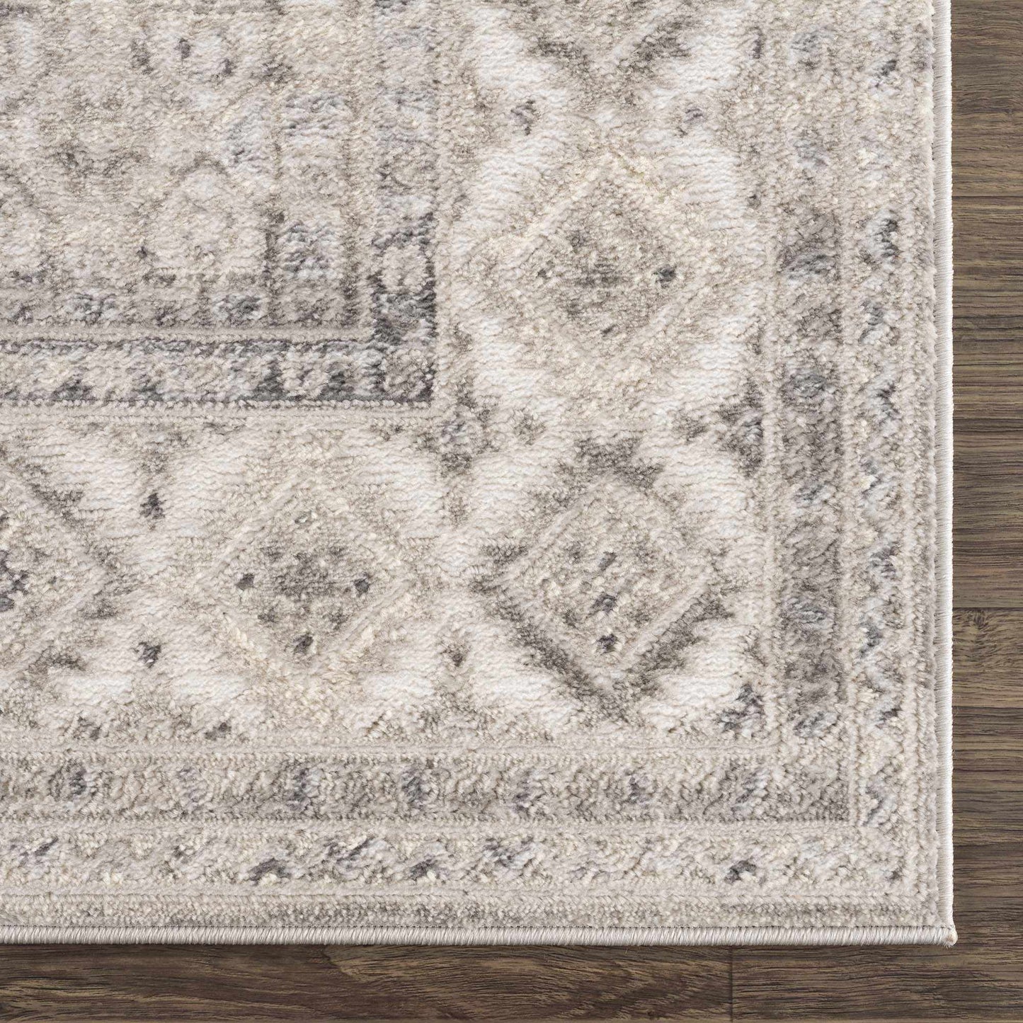 Brend Taupe Medallion Area Rug from PriceLows™