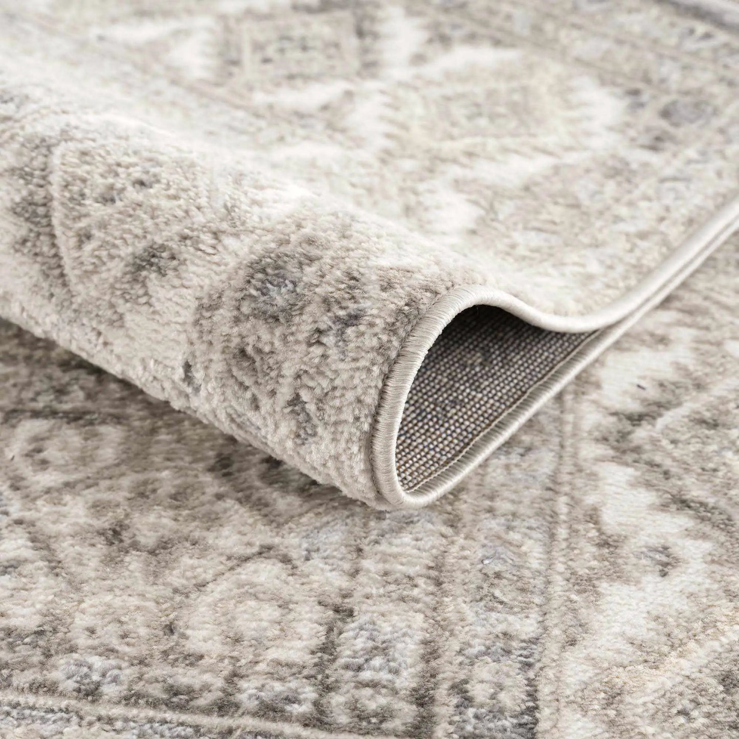 Brend Taupe Medallion Area Rug from PriceLows™