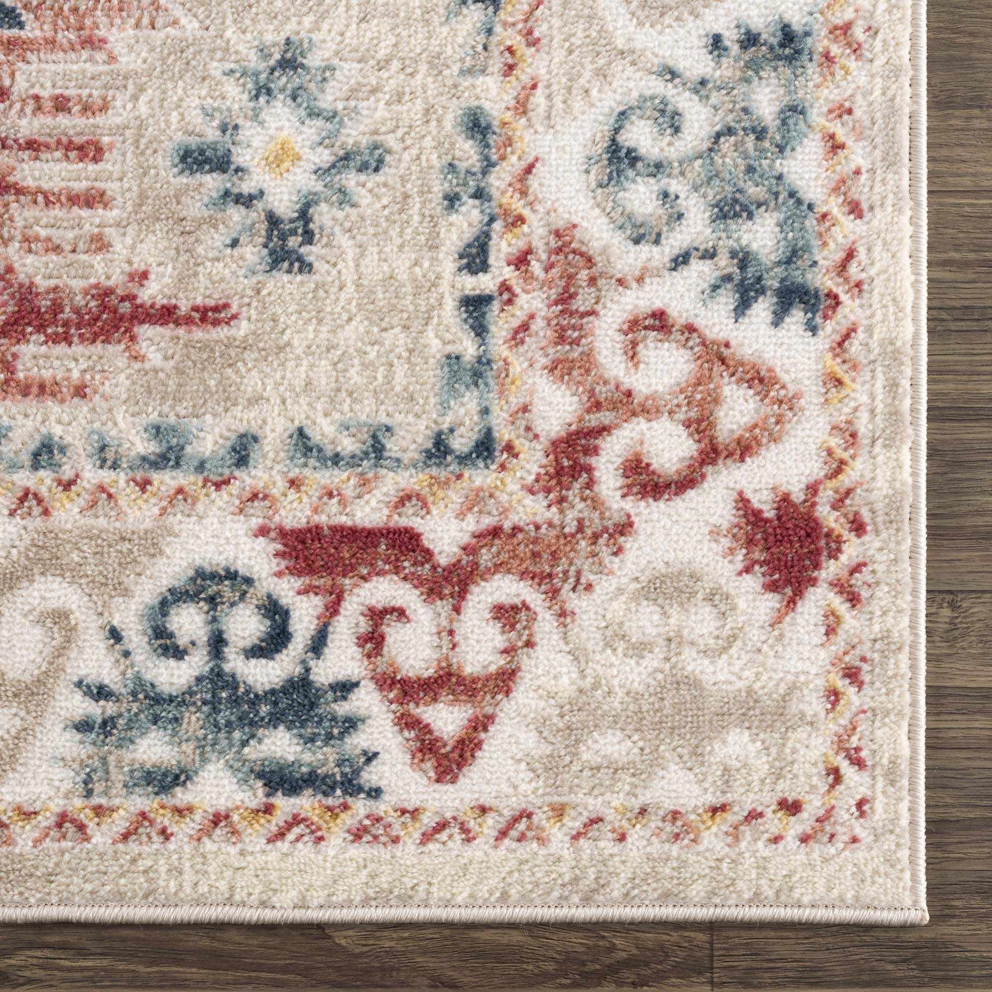 Bindi Blue & Rose Area Rug from PriceLows™