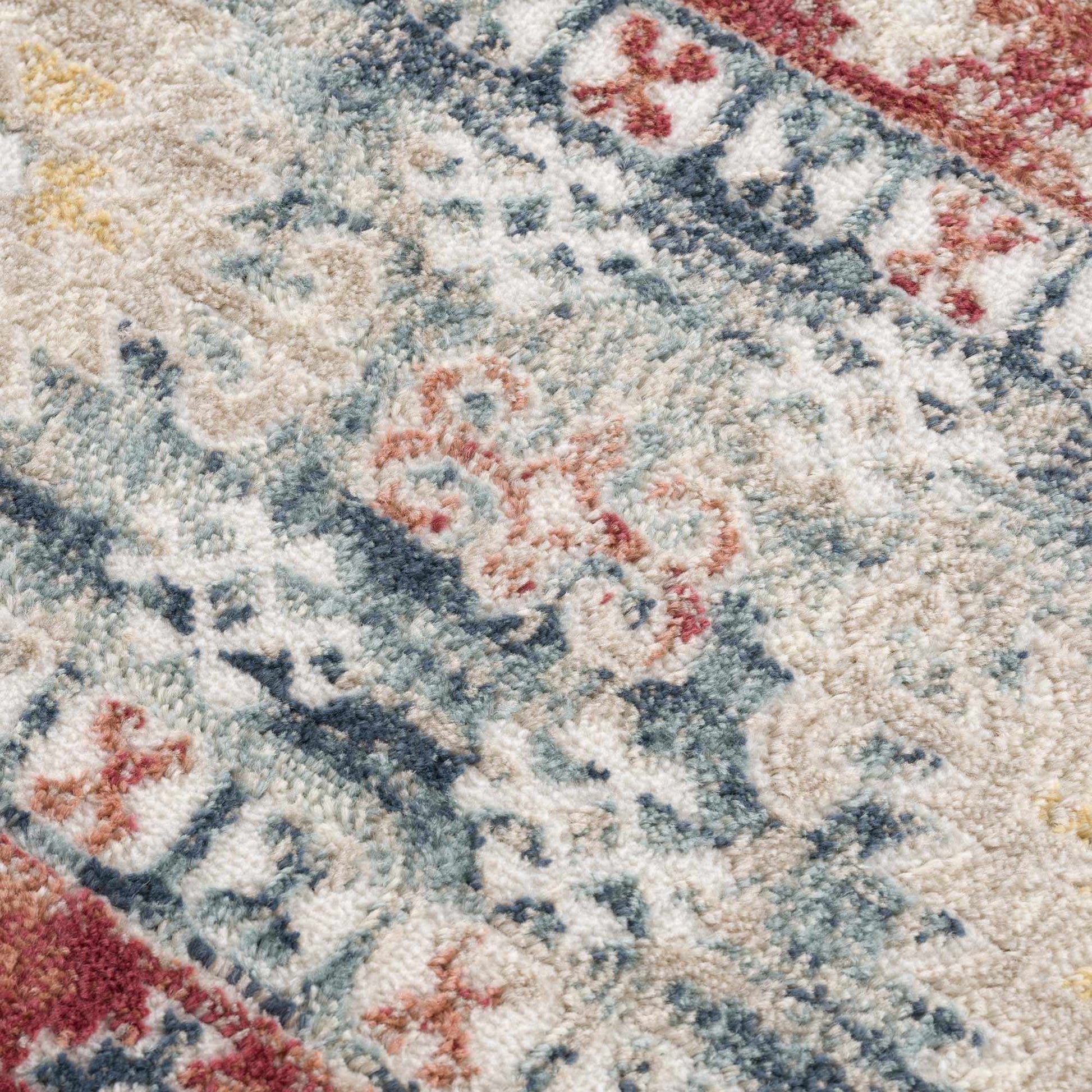 Bindi Blue & Rose Area Rug from PriceLows™