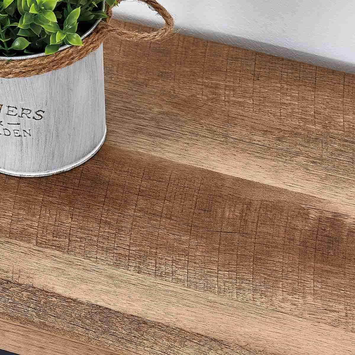 6 Cube Storage Organizer With Shelf Rustic Oak Bookcase from PriceLows™