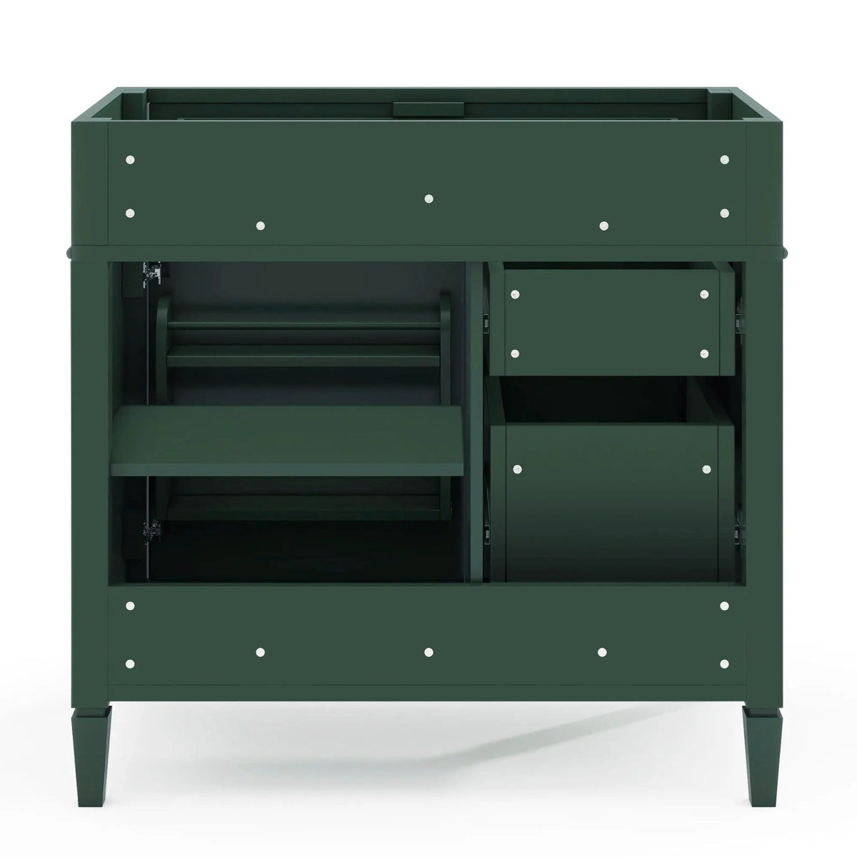 Bathroom Vanity | 3 Drawers | Blue Finish | Tip Out