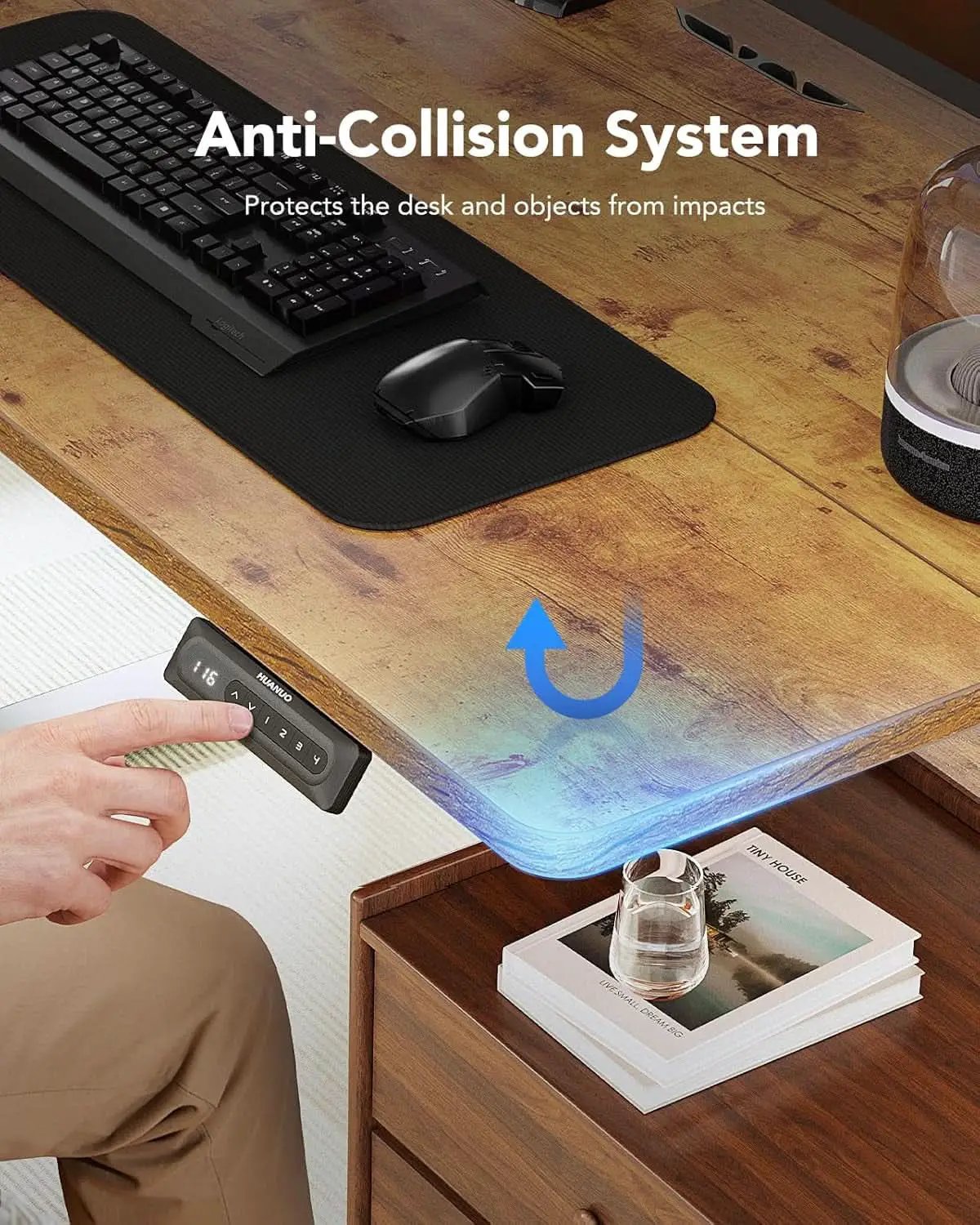 48x24 Inch Electric Standing Desk With Adjustable Height from PriceLows™