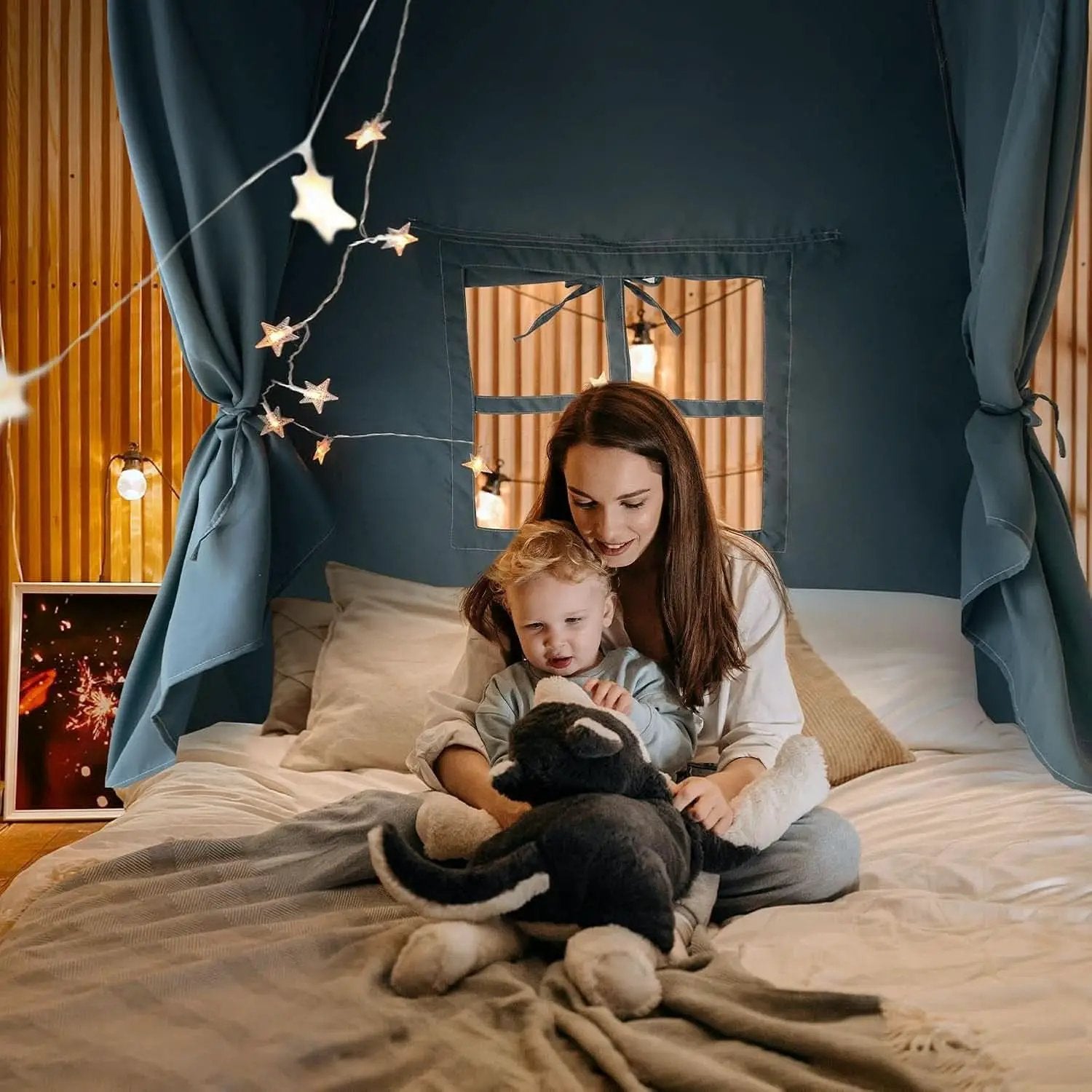 Fullsize Bedroom Canopy Playroom Privacy Tent Deluxe from PriceLows™