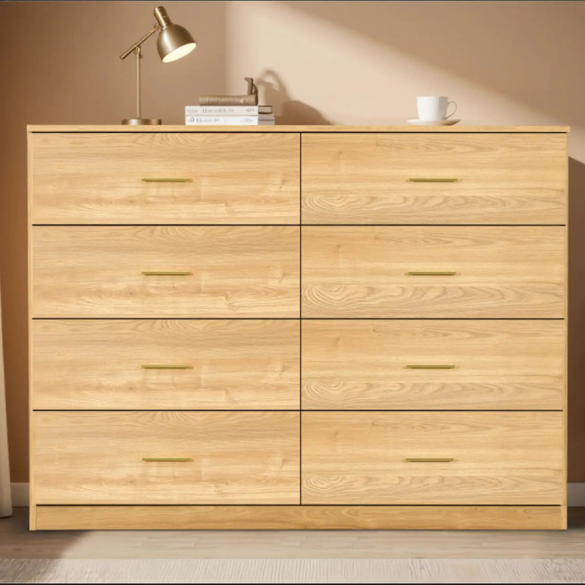 Modern Bedroom Dresser | Engineered Wood | Spacious Drawers