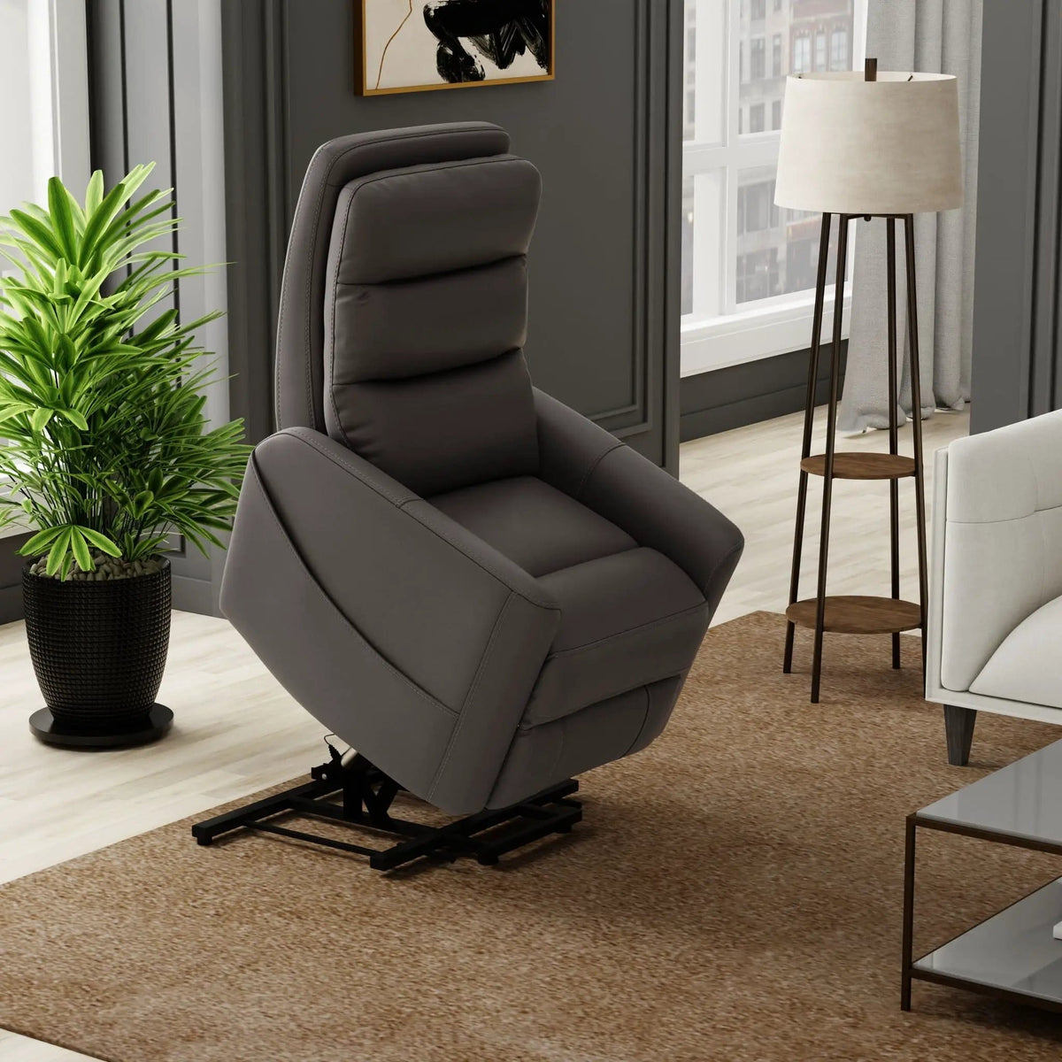 Bentley Power Lift Chair With Full Recline And USB Charging | 2 Pieces | Home Furniture | Home