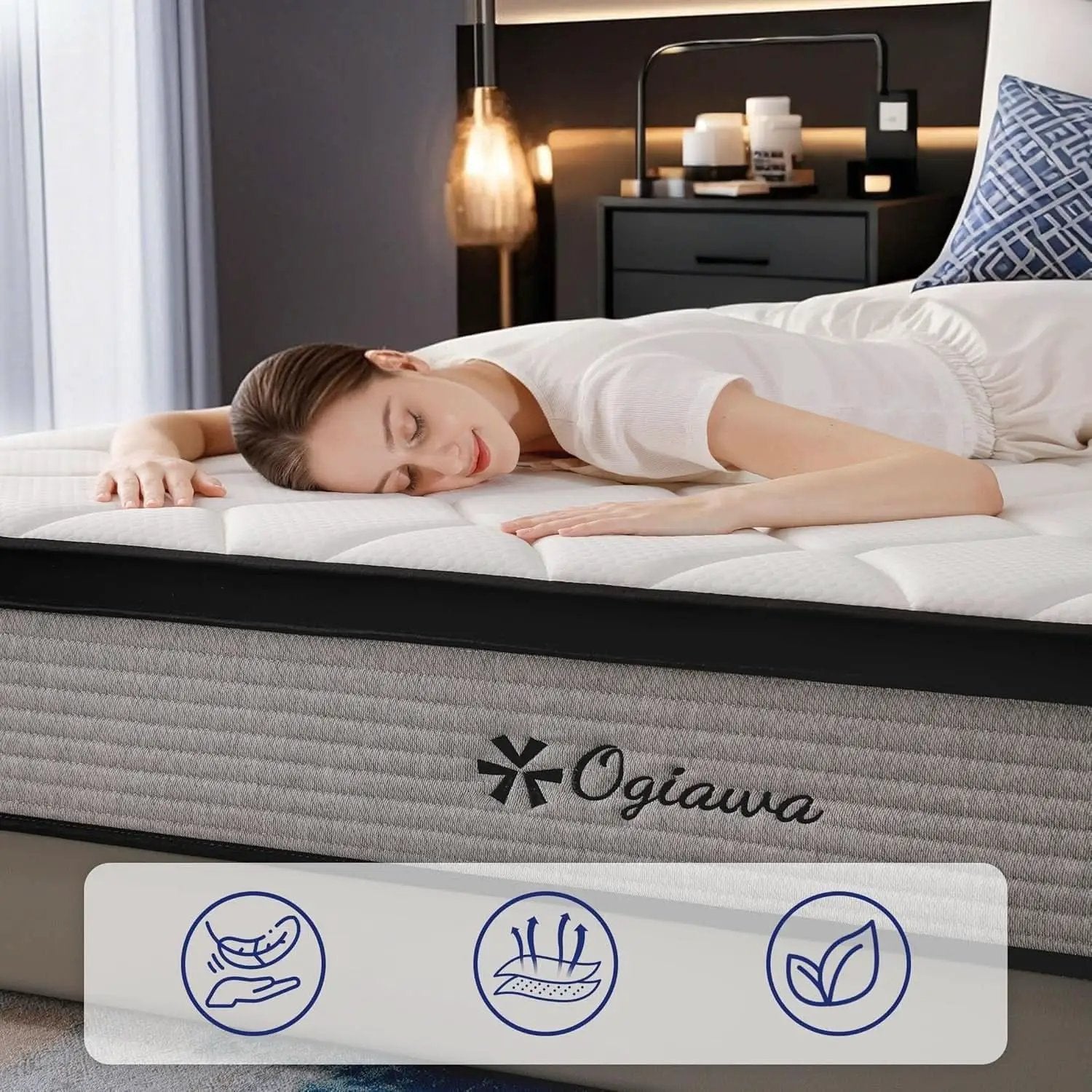 Queen Certipur Memory Foam Hybrid Edge Support Ultra Comfort Mattress Box from PriceLows™