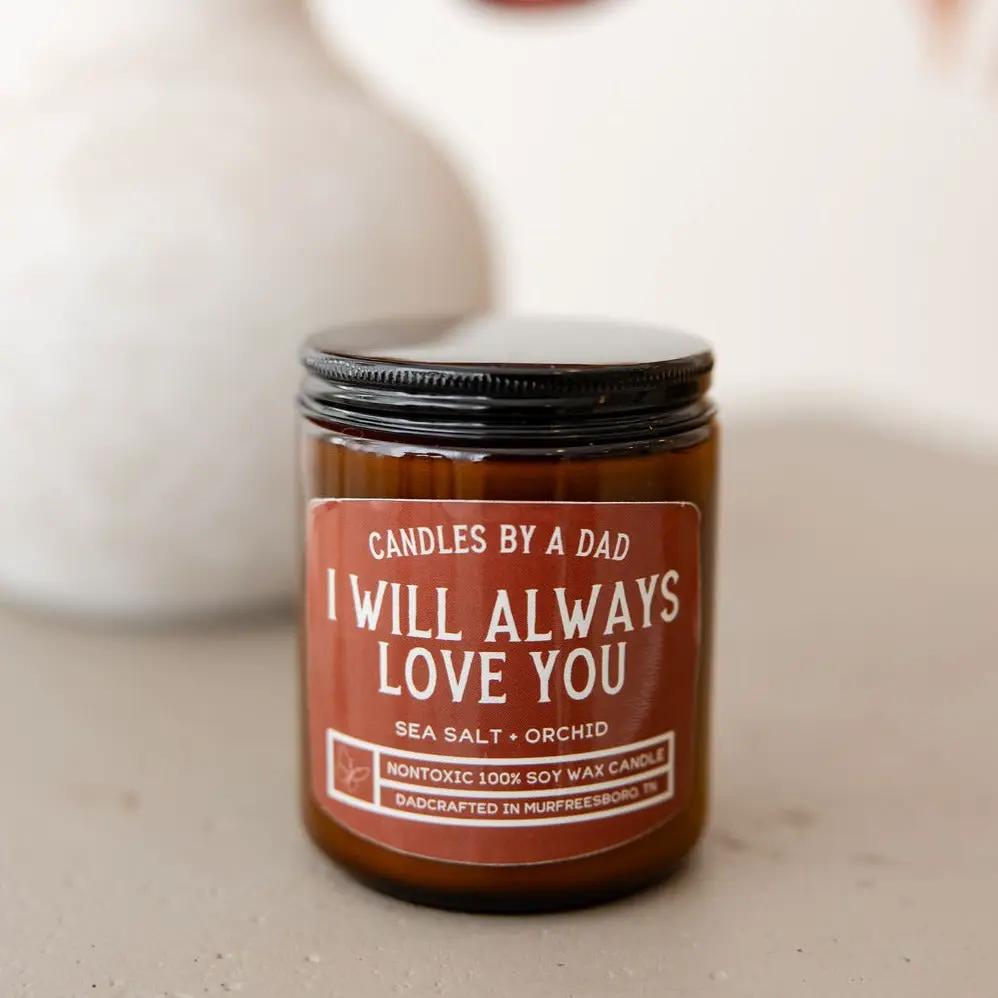 Candle | I Will Always Love You | Floral Scent | 7 Oz