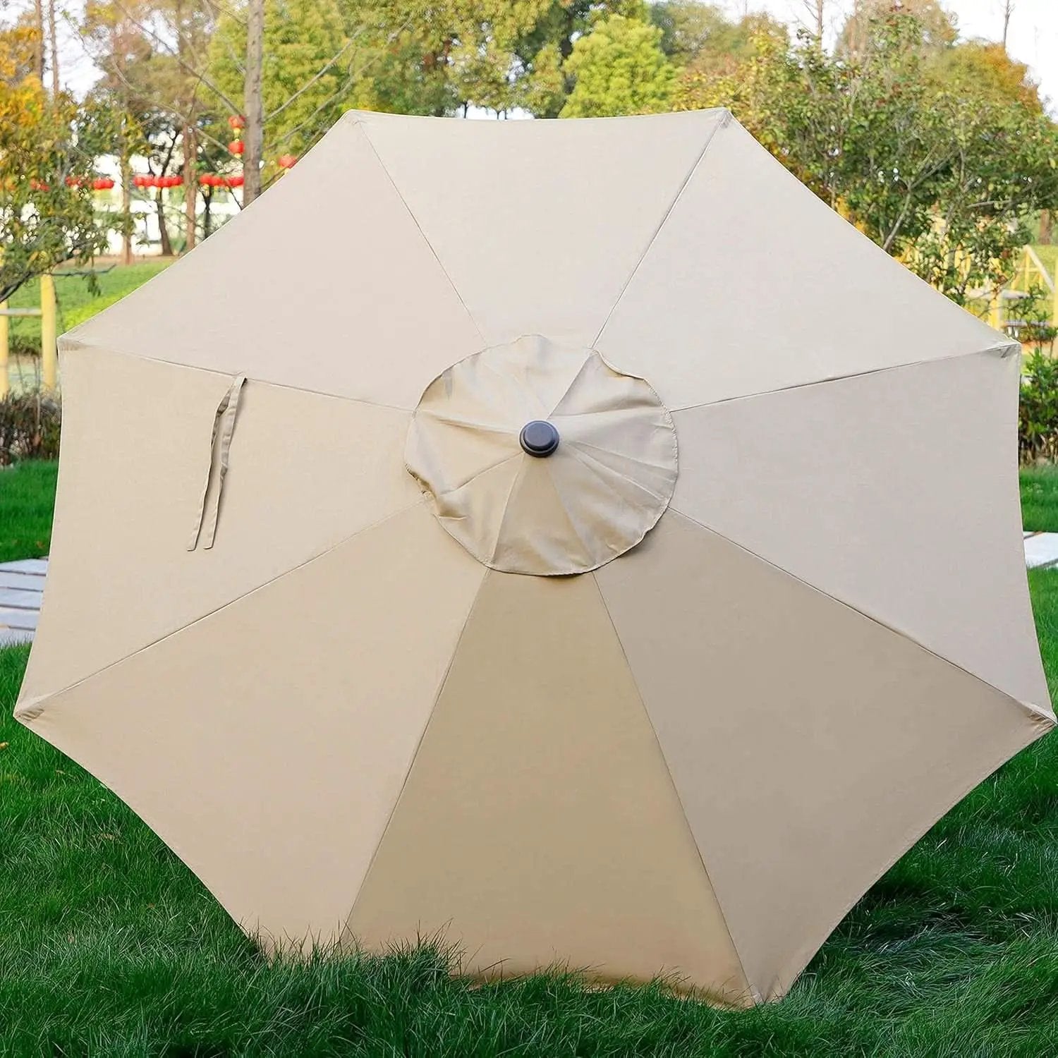 9 Foot Outdoor Patio Umbrella With Push Button Tilt from PriceLows™
