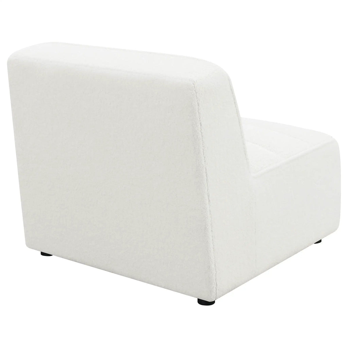 Sunny Upholstered Armless Chair | 34.5 x 37.5 x 32 in | Home Furniture | Natural