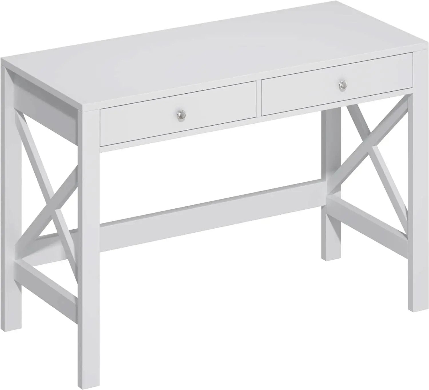 40 Inch White Computer Desk For Home Office Use And Study from PriceLows™