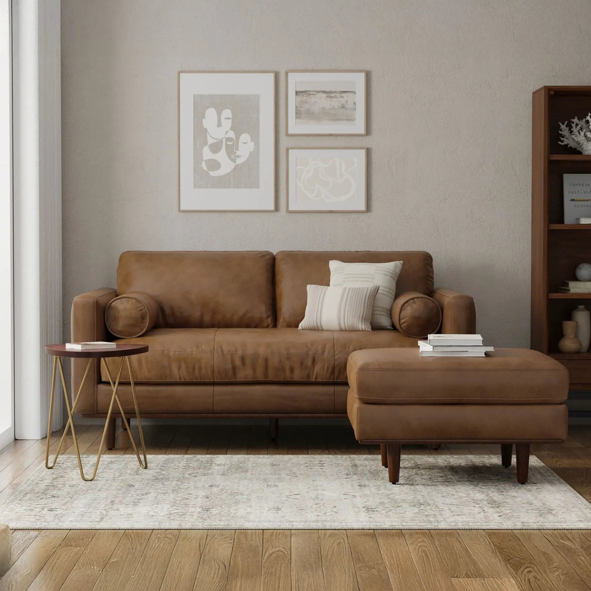Morrison Upholstered Sofa | Recycled Blend Fabric | Single Bench Seat Cushion | 72 Inch Length