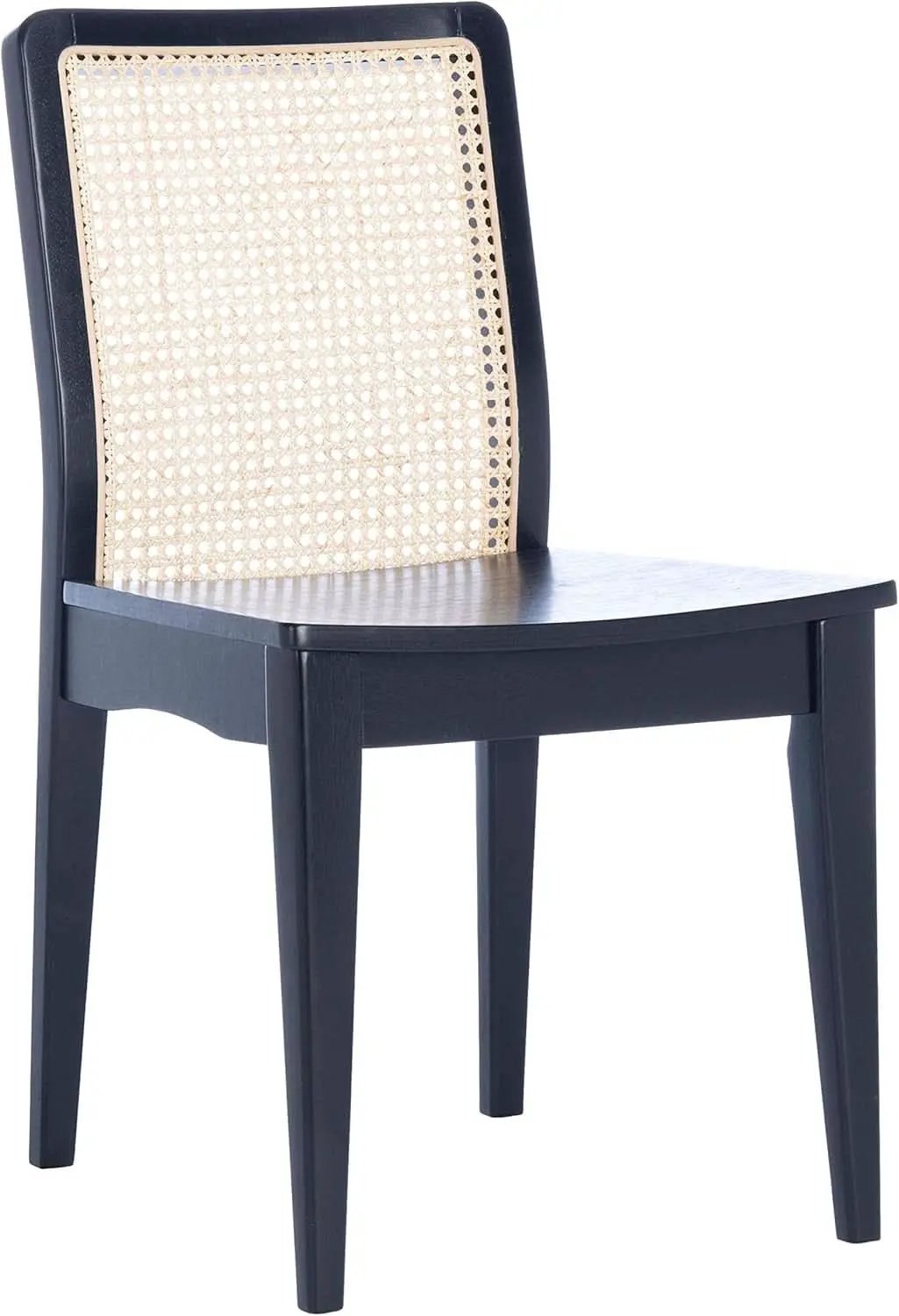 Dining Chairs Set Of 2 Black Natural Rattan Back For Dining Room from PriceLows™