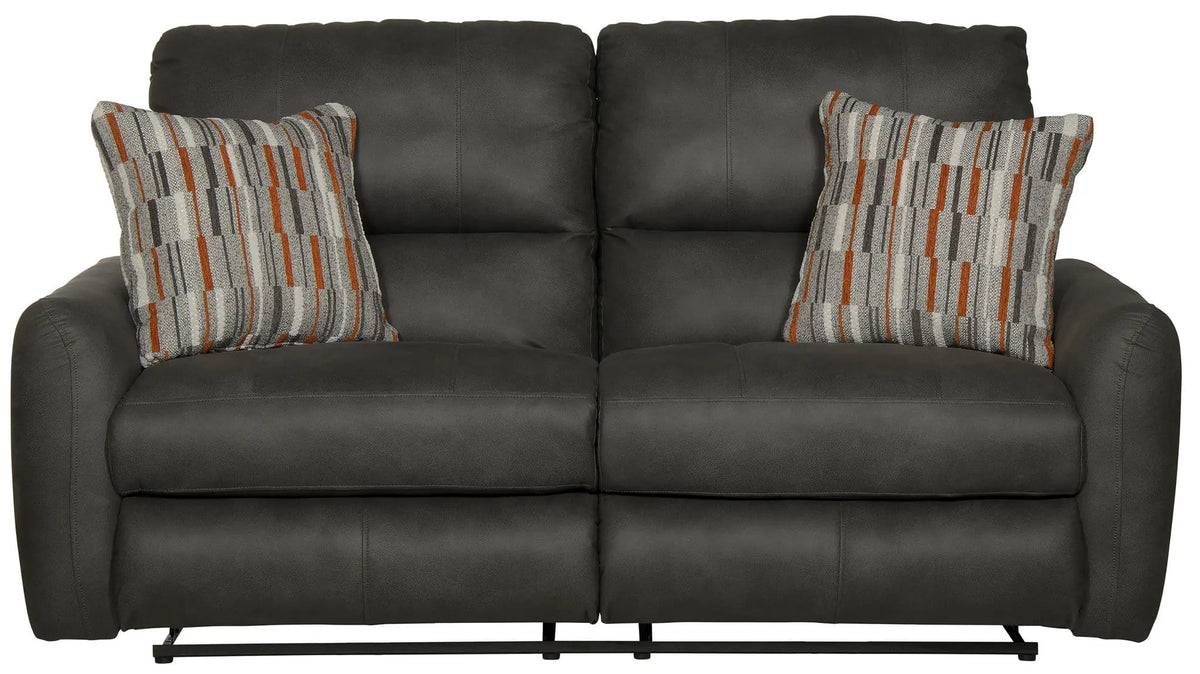 Dorian Reclining Loveseat | 4 Pieces | Faux Leather & Fabric | Living Room