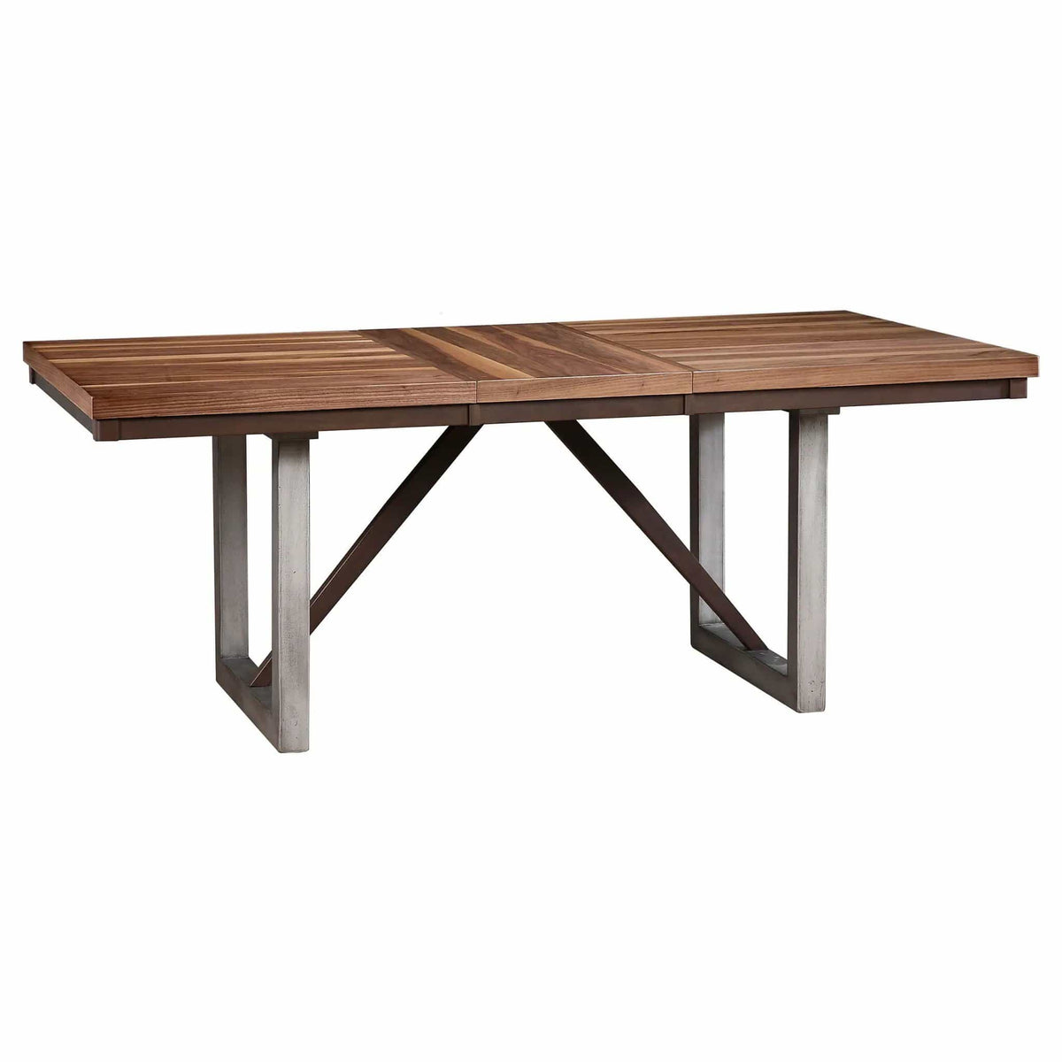 Spring Creek 5-piece Rectangular Dining Table Set | 5-Piece Set | Rubberwood & Walnut | Taupe