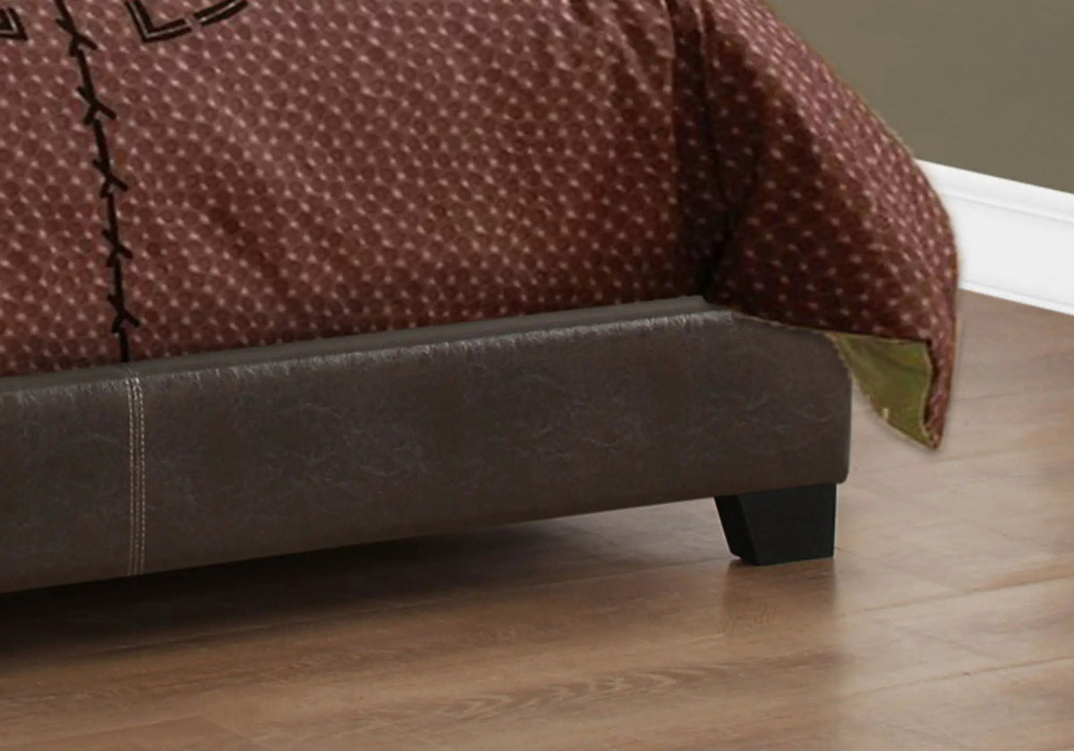Upholstered Storage Bed | Transitional Style | Low Profile Platform Frame | 45.75 Inch Height