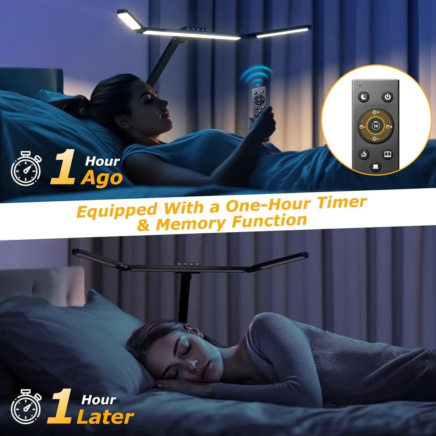LED Desk Lamp With Clamp Stepless Dimming Home Office from PriceLows™