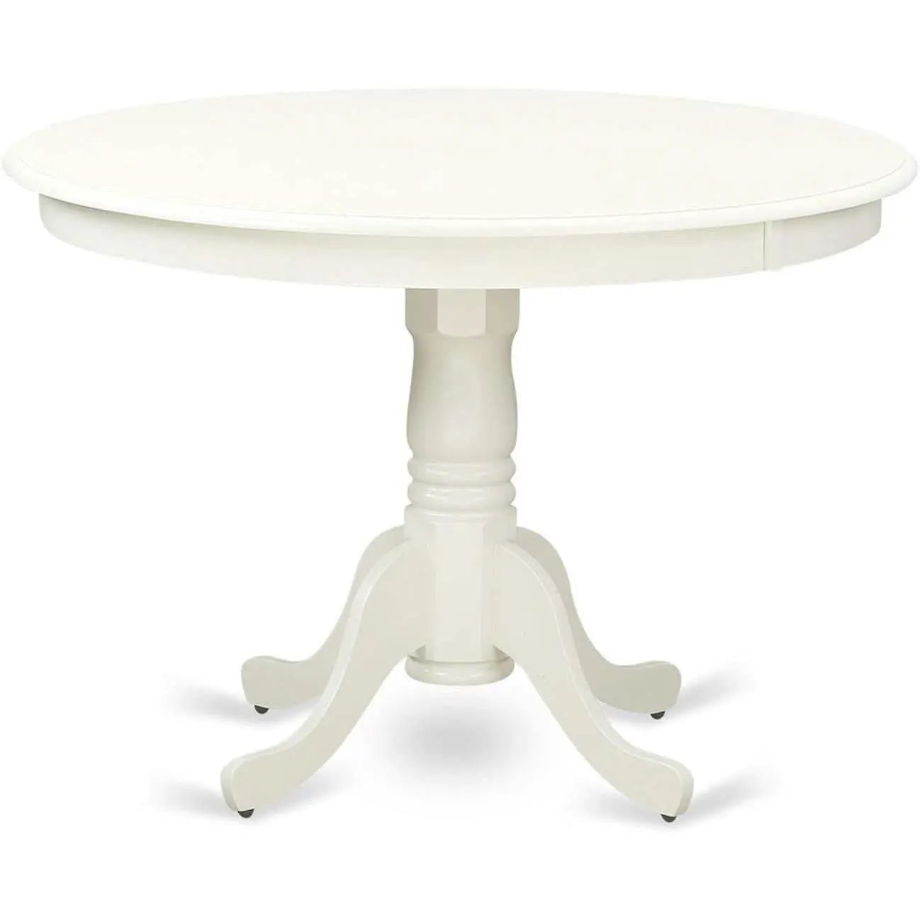 Round Dining Table With Pedestal Legs In Rich Color Finish from PriceLows™