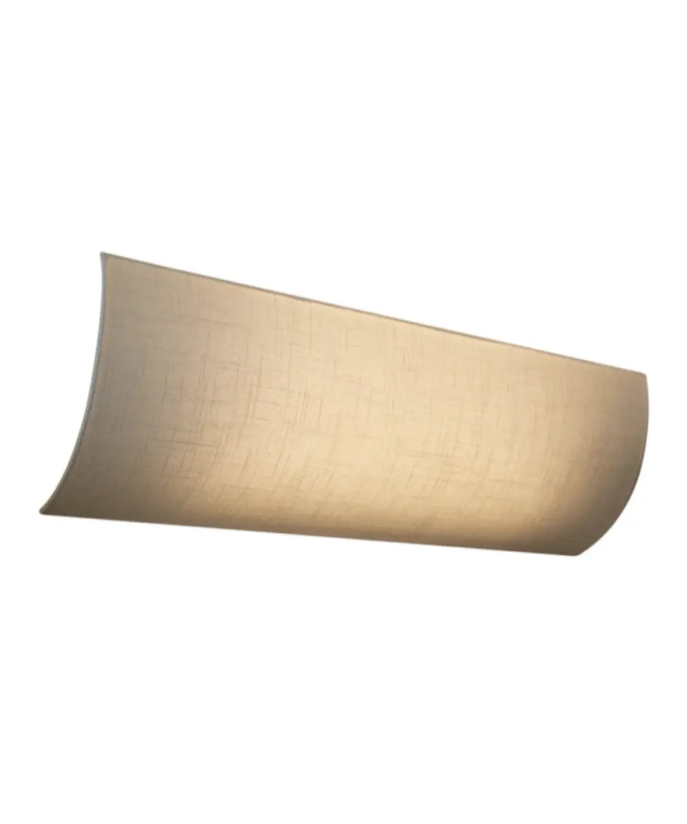 Modern Vanity Light Cover | 26 Inch Wide | White Fabric Shade | DIY Refresh