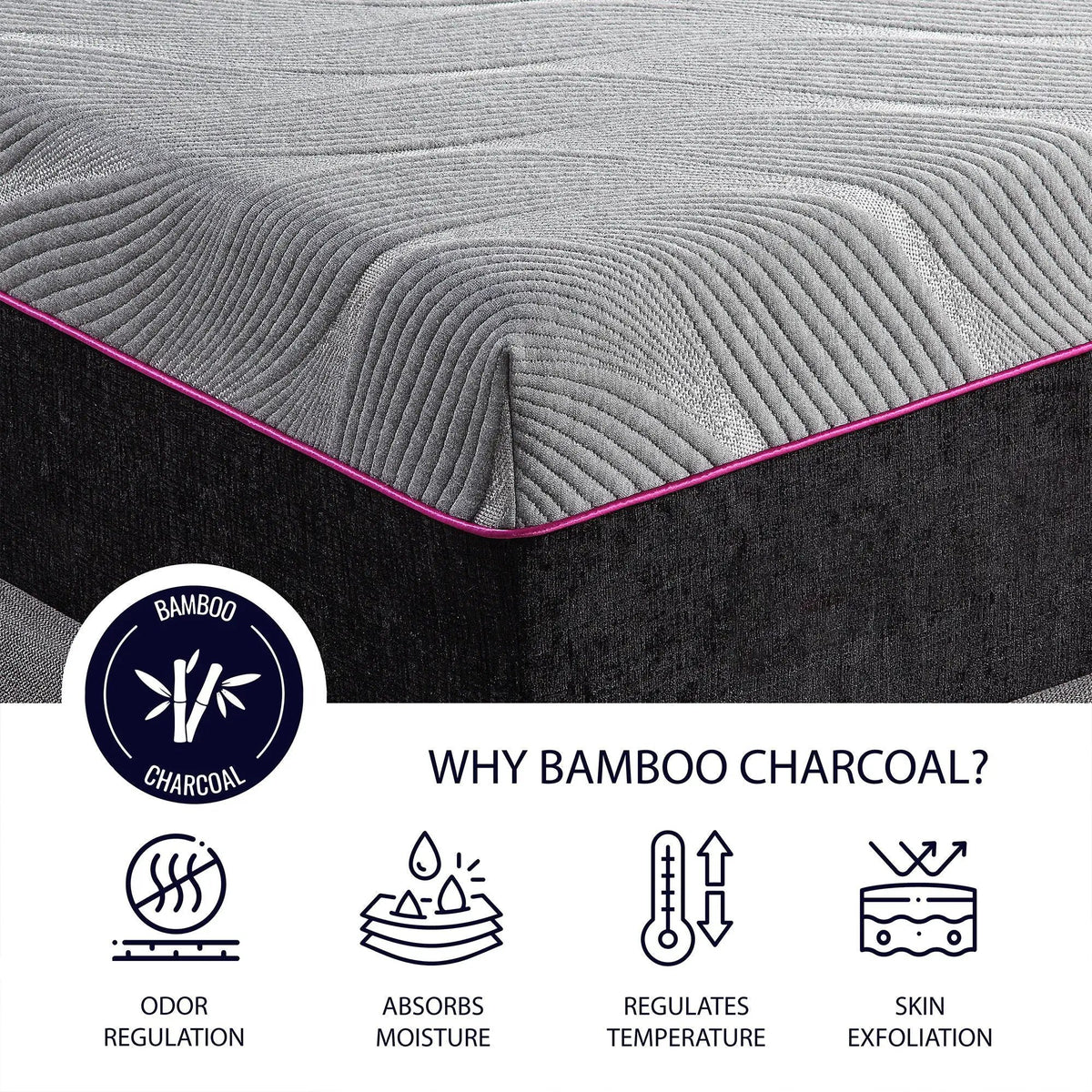 Cooling Memory Foam Mattress | 11 Inch Thick | Adjustable Incline | 750 Lb Capacity