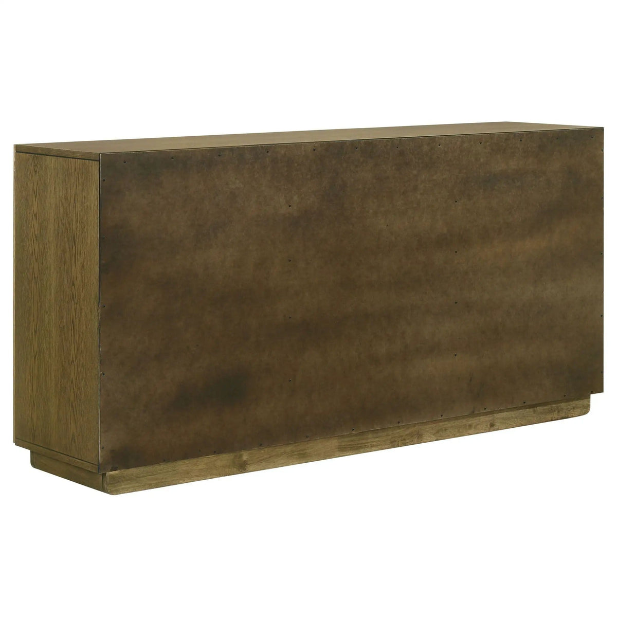 Castlewood 71-inch Dining Sideboard Buffet Server Brown | 70.75 x 17.75 x 35.75 in | Rubberwood & Engineered Wood | Oak