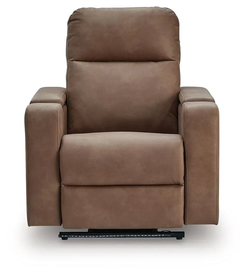 Lorrenton Glider Power Recliner | Caramel | Audio System | 22.63 Inch Seat Width