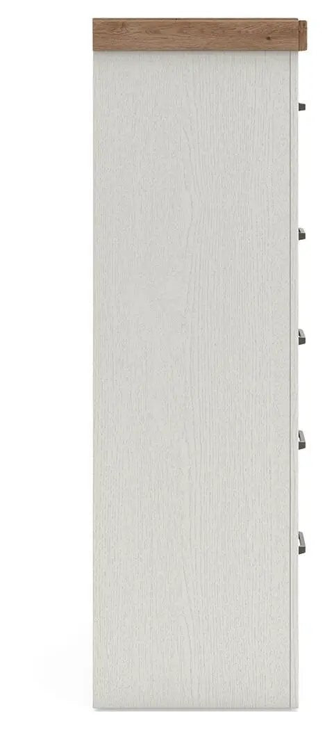 Five Drawer Chest | Farmhouse Style | White Oak Finish