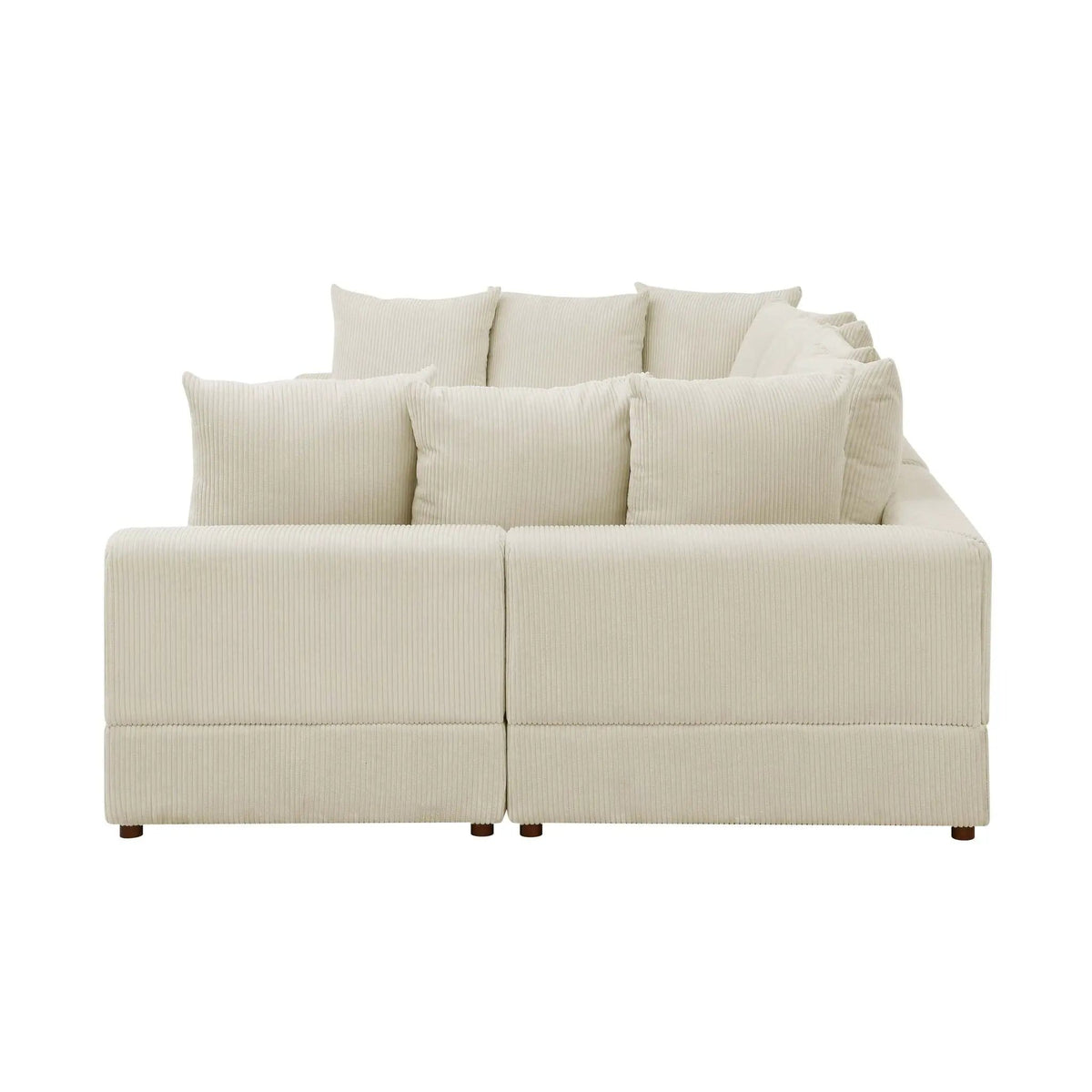 Haven 6 Piece Modular Sectional | 6-Piece Set | Engineered Wood & Fabric | Living Room