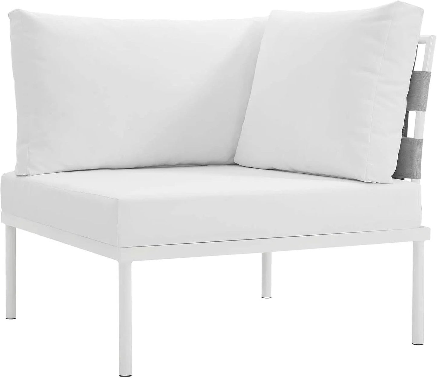 8 Piece White Aluminum Outdoor Patio Furniture Set from PriceLows™