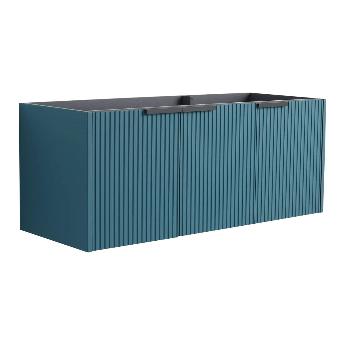 Wall Mounted Bathroom Vanity | Soft Close Doors | Wavy Door Panels