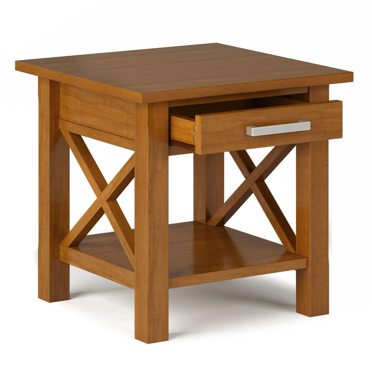 Kitchener Handcrafted Table | 6 Pieces | Solid Wood & Metal | Living Room