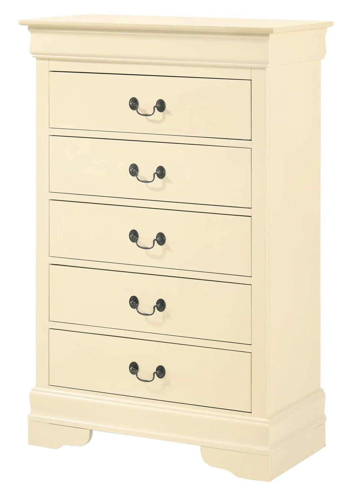 Louis Phillipe Chest | 5 Pieces | Metal | Living Room