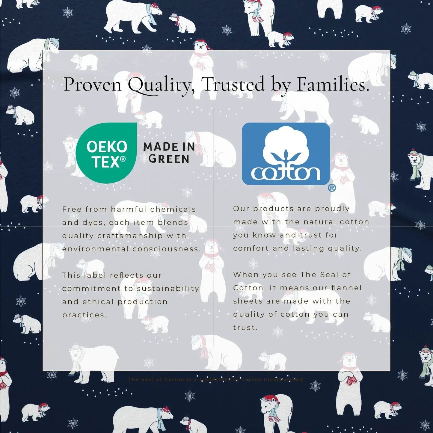 Turkish Cotton Christmas Flannel Sheet Set - Whittaker Collection from PriceLows™
